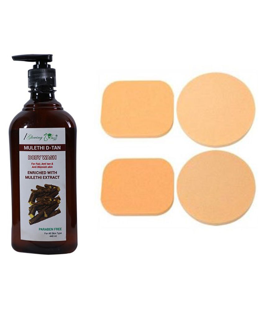 Glowing Buzz Body Wash & Sponge Moisturizing Bath Kit Pack of 2 Buy
