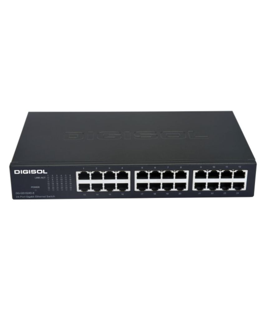 Digisol DG-GS1024D-E 24 Ports Unmanaged 10/100/1000Mbps Network Switch