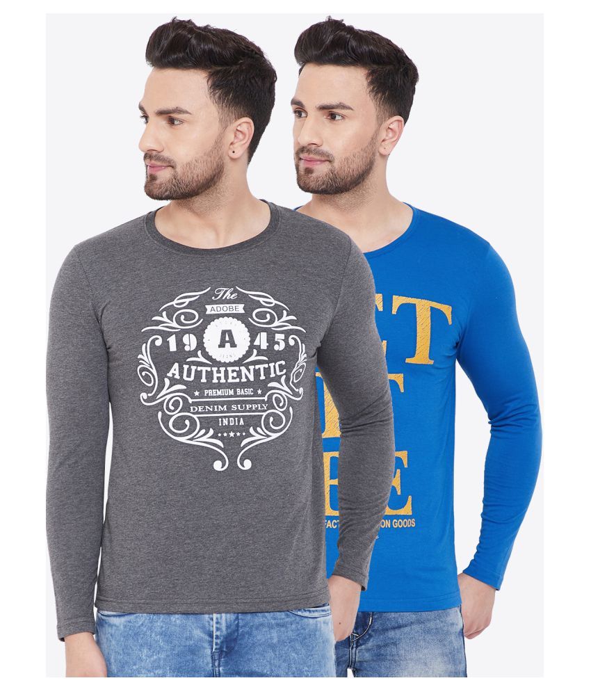 grey printed t shirt