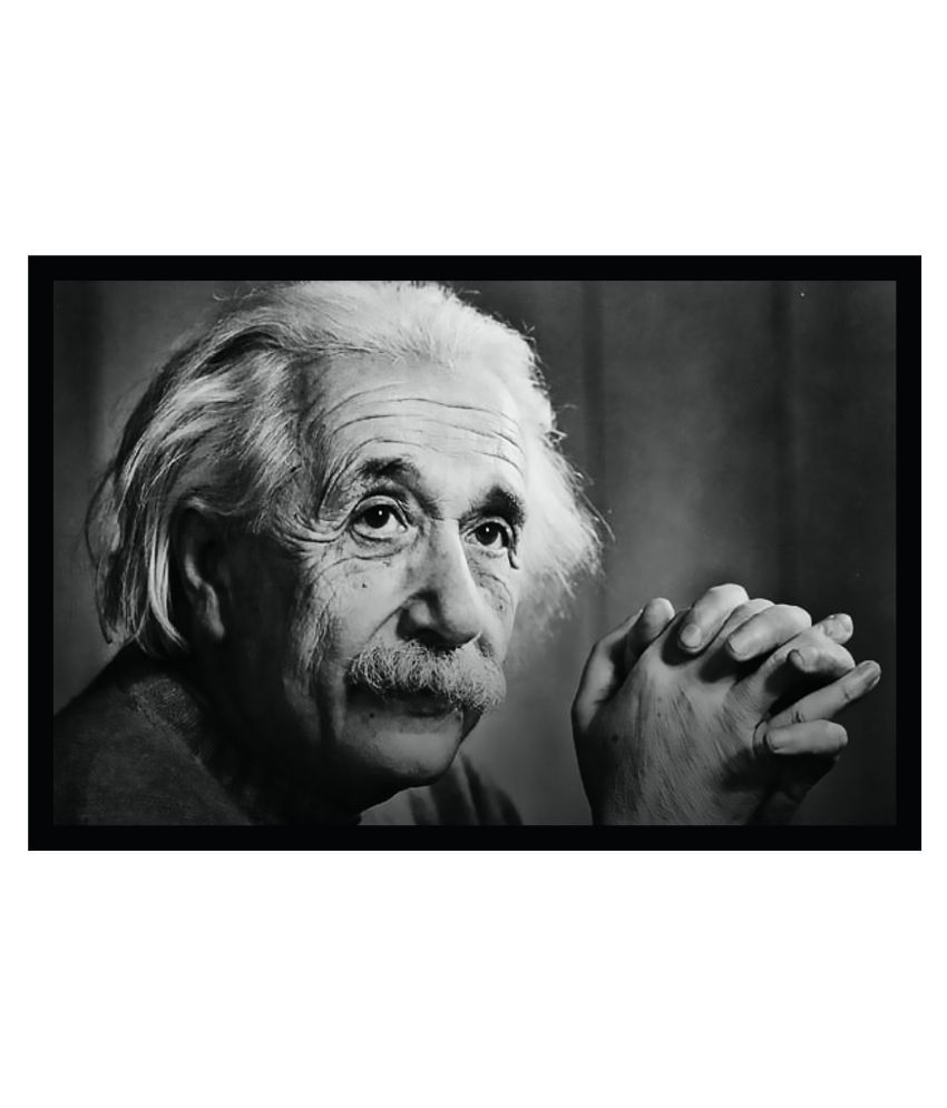 Albert Einstein Poster with Frame Without Glass F-74: Buy Online at ...