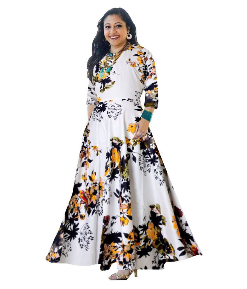 Gorangani Rayon Multi Color Cut Out 