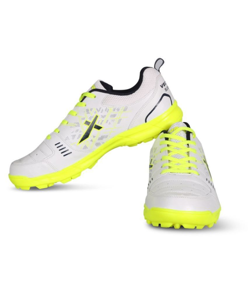     			Vector X Blaster-22 Yards Cricket Shoes for Men's (White-Green)
