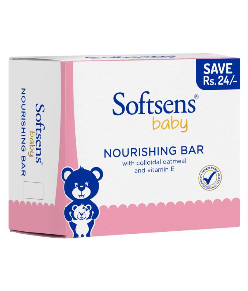     			Softsens Baby Nourishing Soap Bar (100g x 3) Enriched with Colloidal Oatmeal