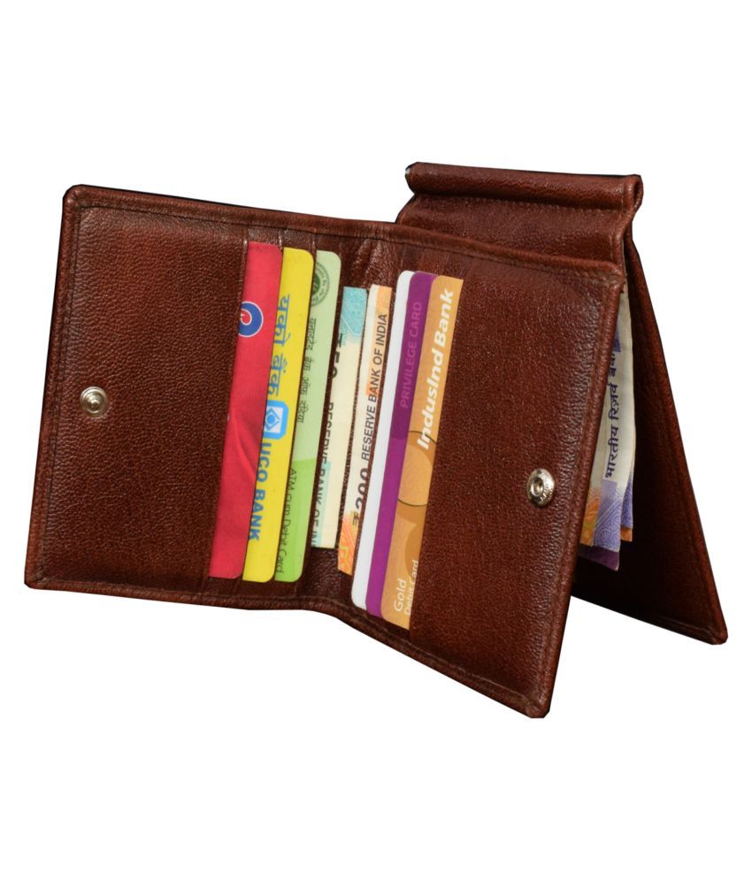 VEGAN 100 Genuine Leather Card HolderTravel Card Holder For Men