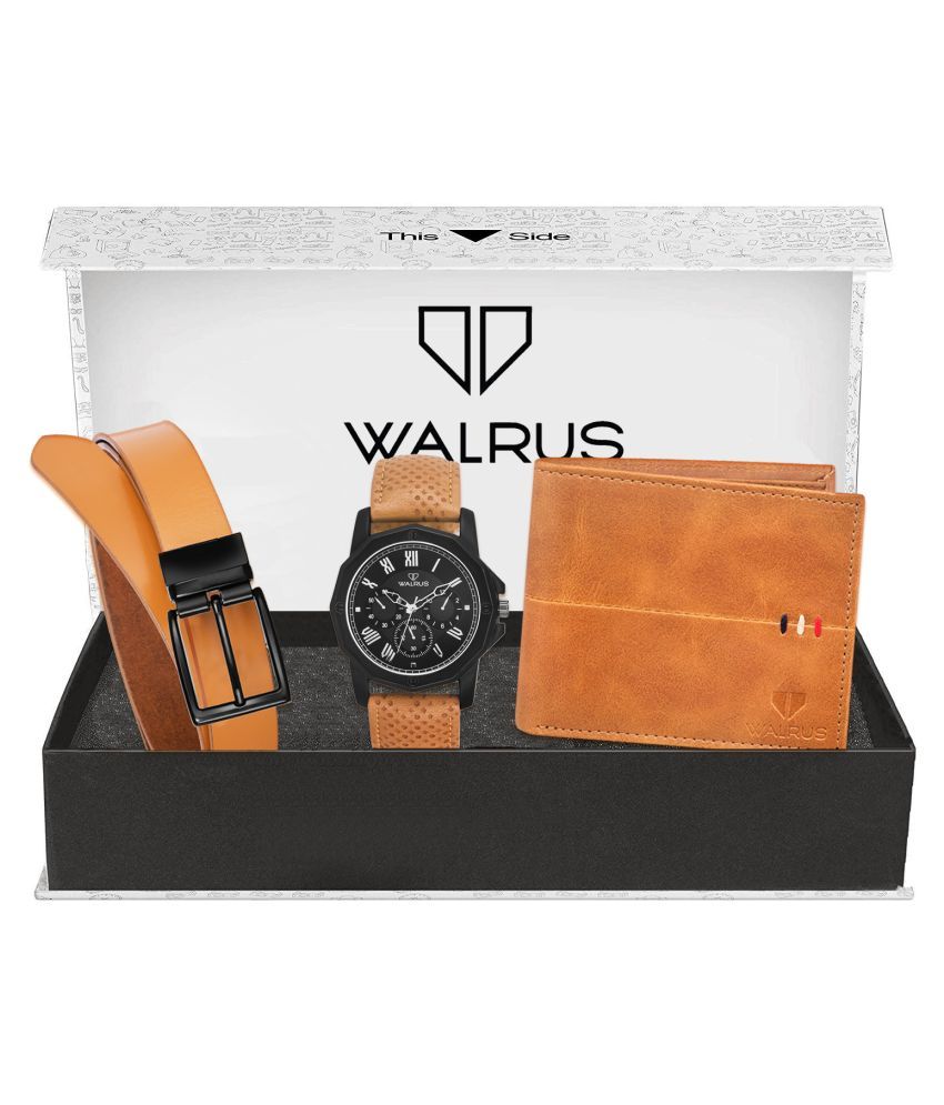     			Walrus WWWBC-COMBO48 Leather Analog Men's Watch