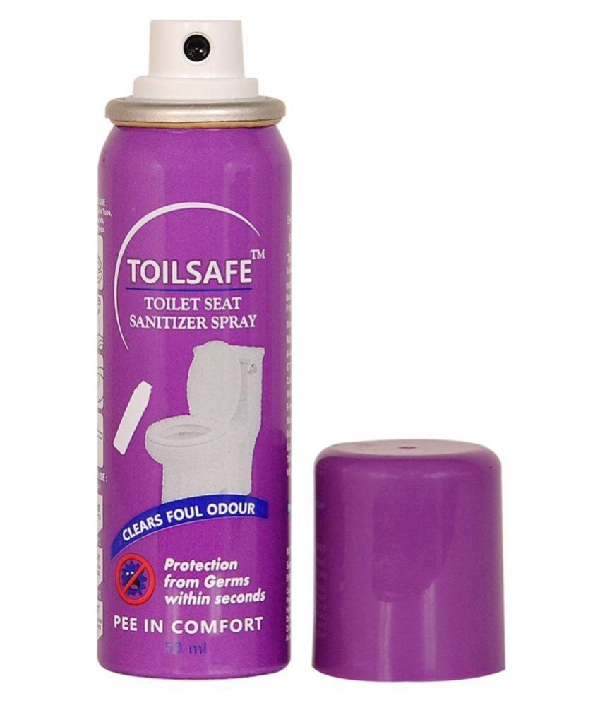 Toilsafe Toilet Seat Sanitizer Spray Pack of 5, 50 ml Each Buy