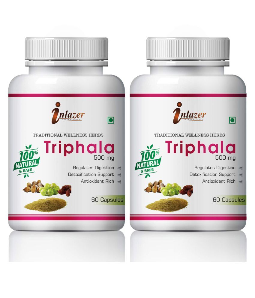 Inlazer Triphala for may aid weight loss Capsule 120 no.s Pack Of 2 Buy Inlazer Triphala for