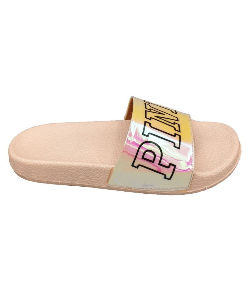 Pampy Angel Beige Slippers Price in India- Buy Pampy Angel Beige Slippers Online at Snapdeal