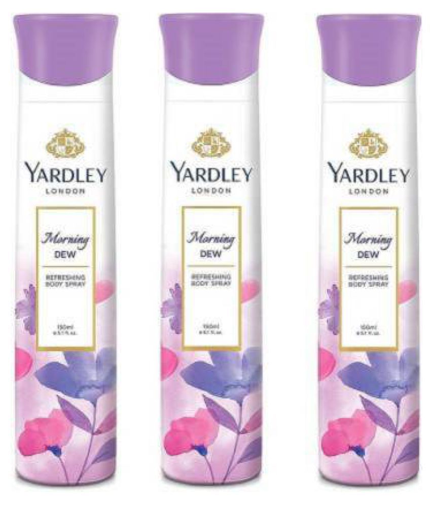 Yardley Women Antiperspirant Deodorant Spray 150 mL Pack of 3 Buy