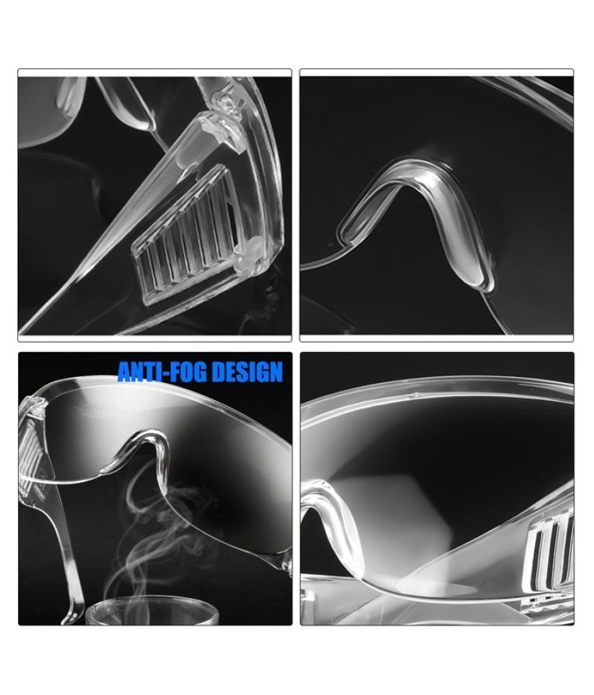 Black Panther Clear Wrap Around Sunglasses ( Safety Goggles ) Buy