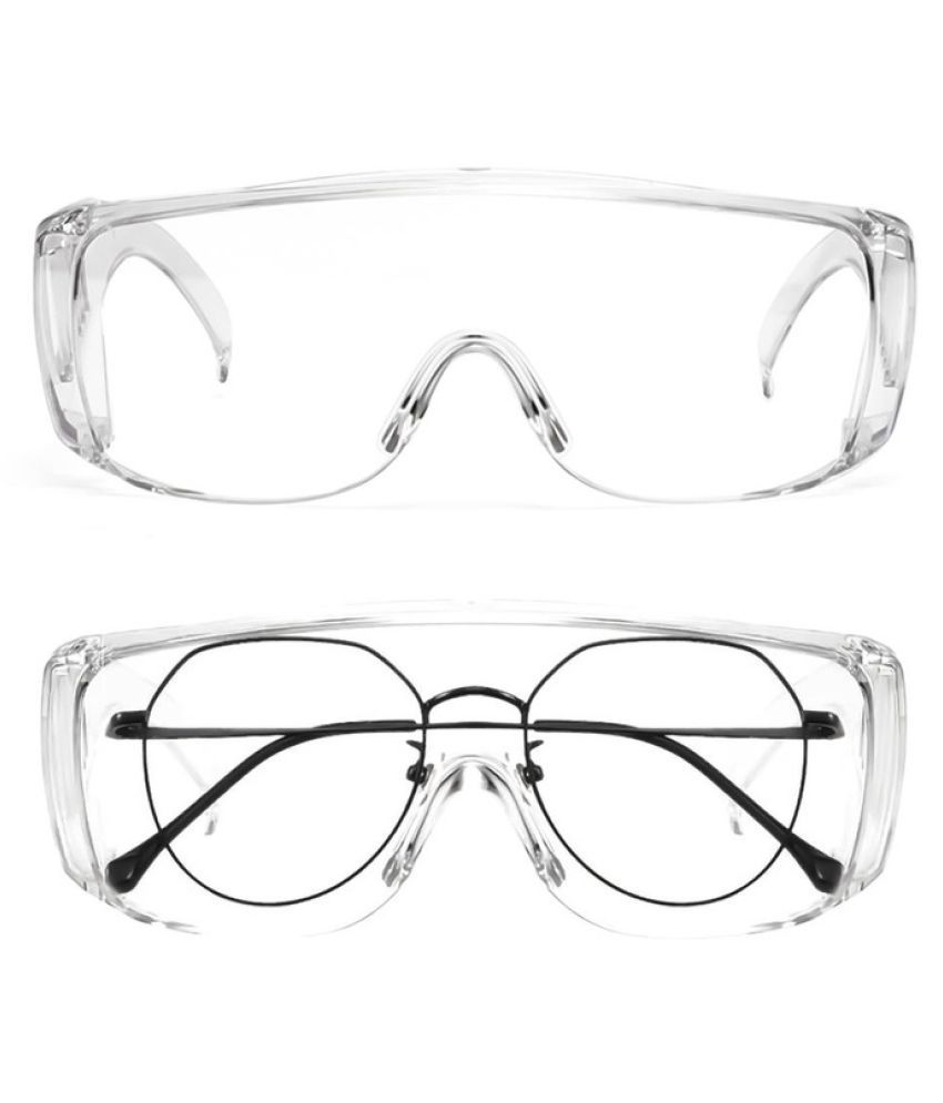 Black Panther Clear Wrap Around Sunglasses ( Safety Goggles ) Buy