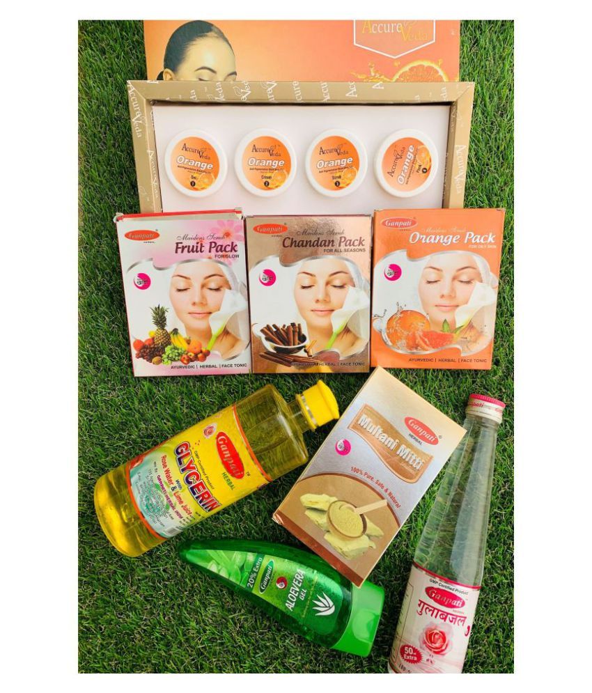 Ganpati Herbal Facial kit Combo Facial Kit 1000g g Pack of 8 Buy