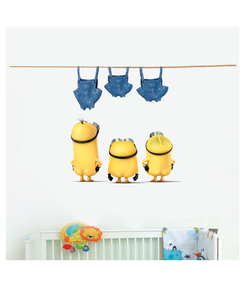     			Sticker Studio Minions Cartoon Characters Sticker ( 41 x 58 cms )