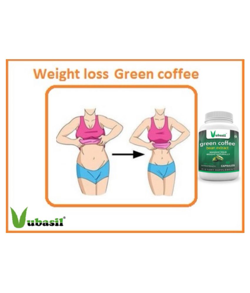 VUBASIL Herbal Green Coffee Extract Weight Loss Capsule 360 no.s Pack Of 6 Buy VUBASIL Herbal
