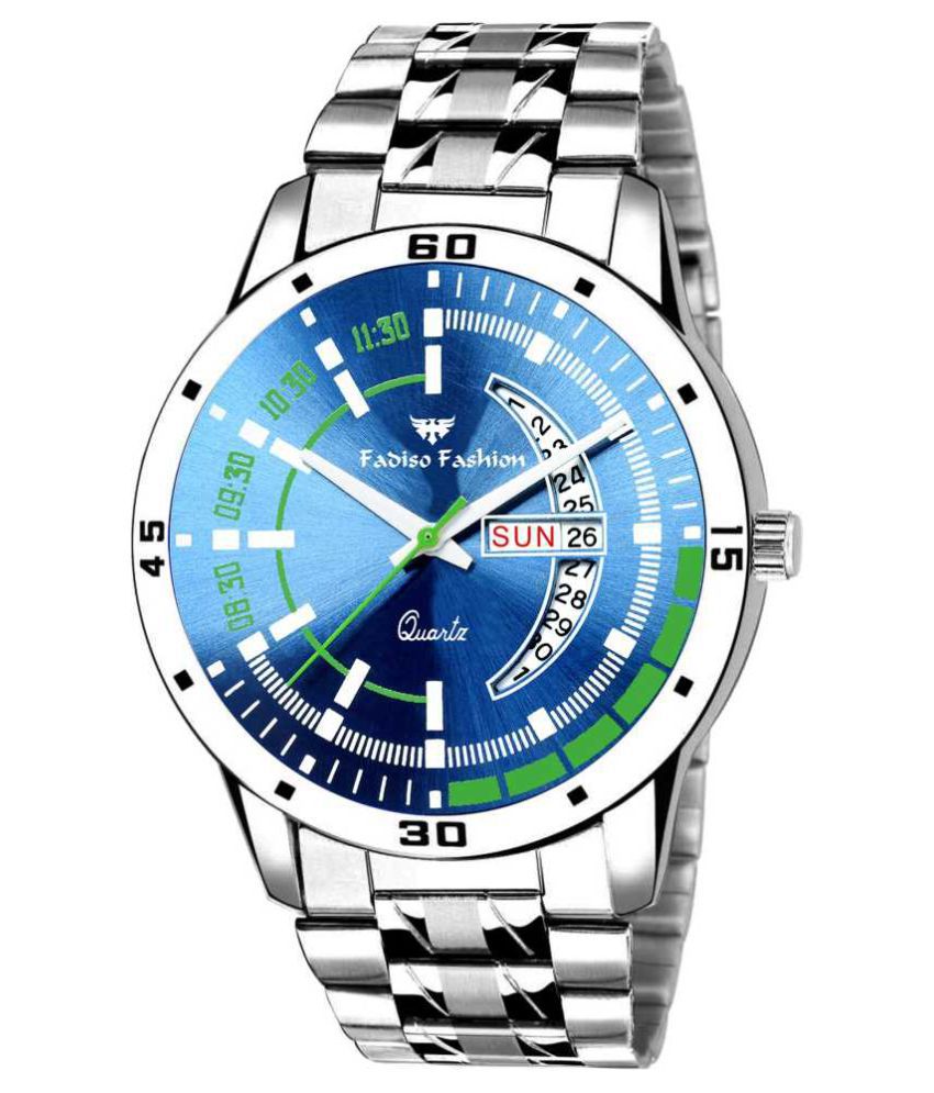 Fadiso Fashion FF3006-BL Blue Metal Analog Men's Watch