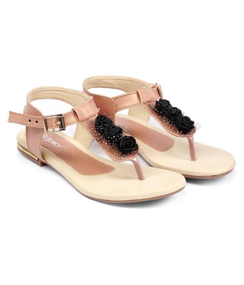     			YUVRATO BAXI PeachPuff Flats