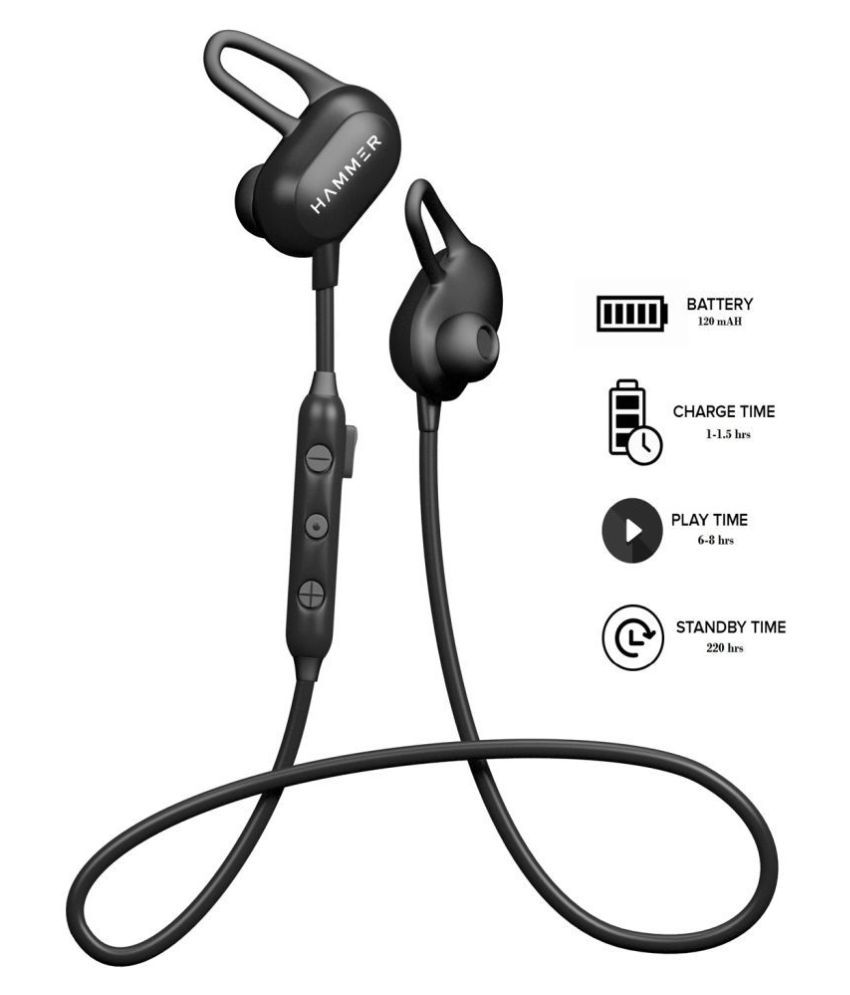 Hammer Spark In Ear Wireless With Mic Headphones/Earphones - Buy Hammer Spark In Ear Wireless 