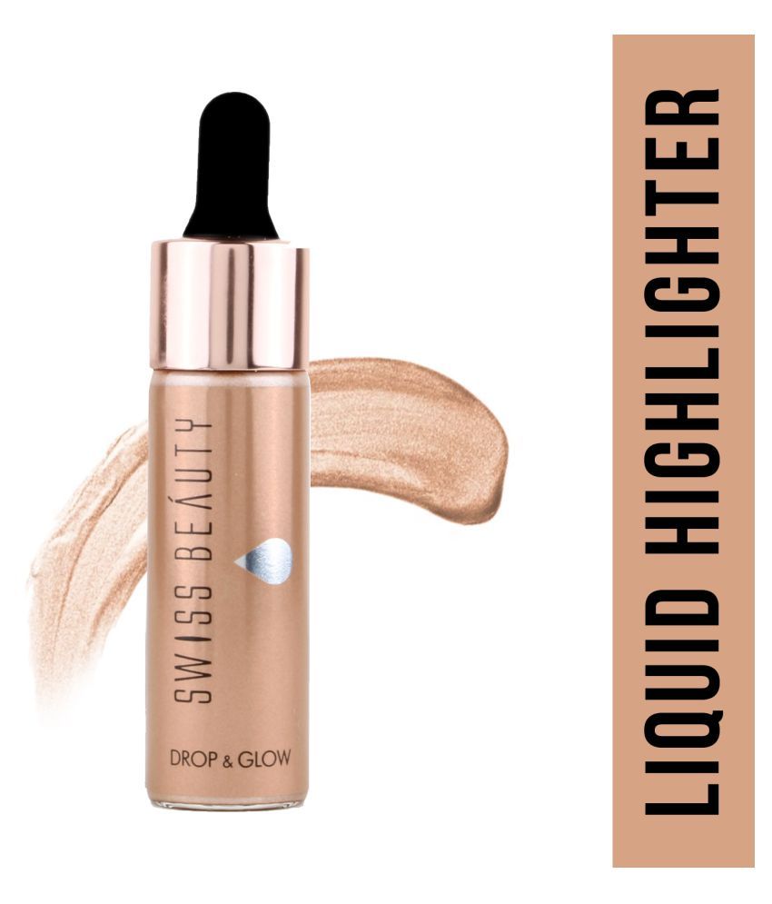 Swiss Beauty Liquid Highlighter Drop & Glow Illuminator Peach 18 g Buy