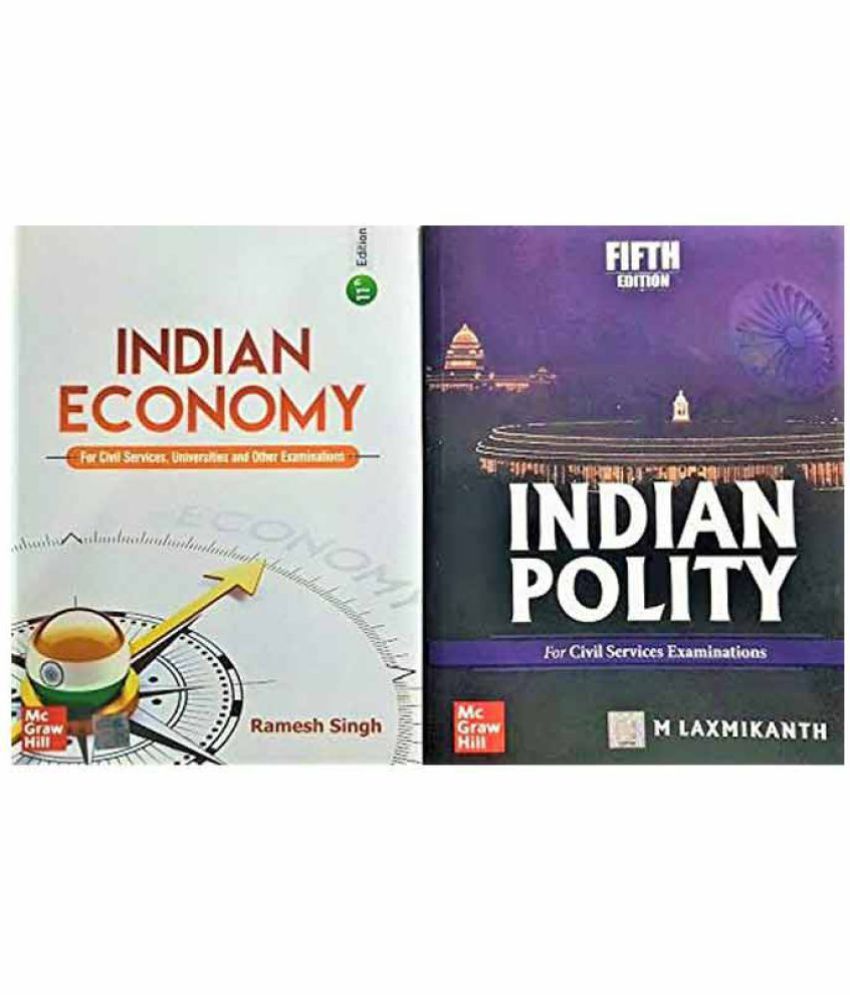 Indian Economy Indian Polity For Upsc Exam Combo Set Of 2 Books Paperback By M Laxmikanth And Ramesh Singh Buy Indian Economy Indian Polity For Upsc Exam