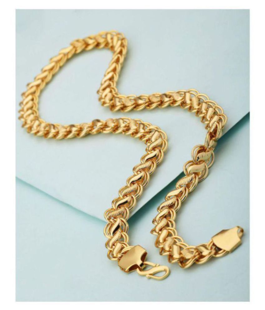     			Green spiritual  Chain In Gold Plating For Men