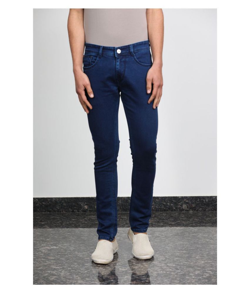 dark blue slim jeans