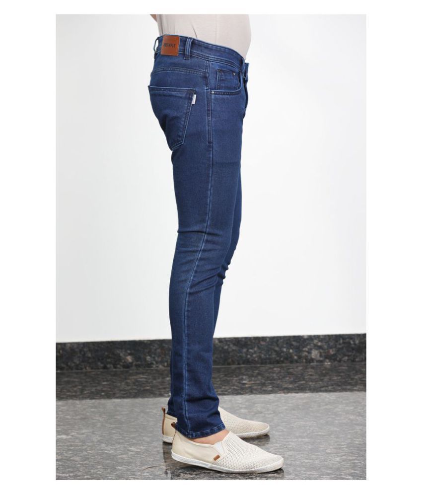 dark blue slim jeans
