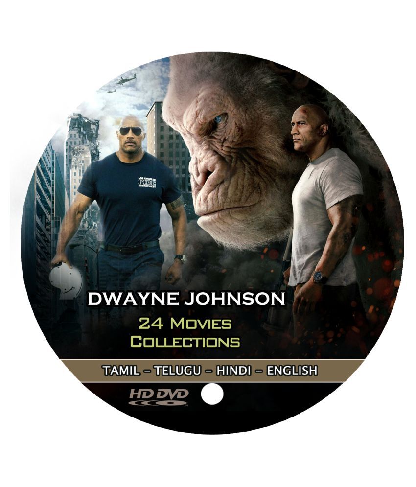 Dwayne Johnson (Rock) 24 Movies Collection-Tamil-Telugu-Hindi-English(Dubbed)-8  DVDs Pack-720p ( DVD )- Other: Buy Online at Best Price in India - Snapdeal