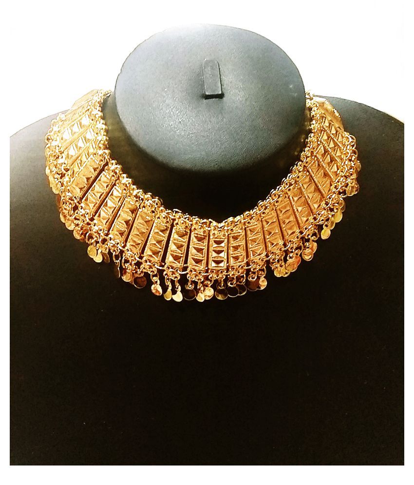 balaji gold Copper Golden Choker 
