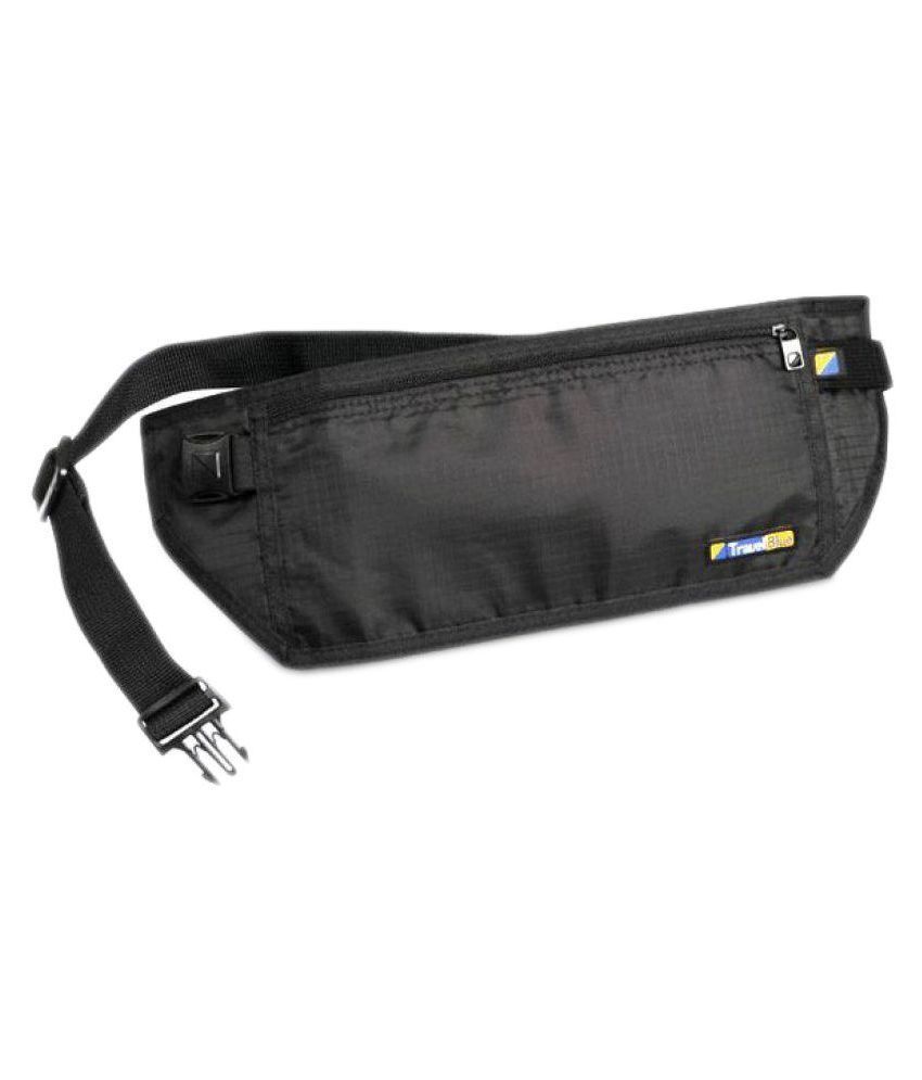 Travel Blue Security Money Belt Polyester Black Waist Pouch