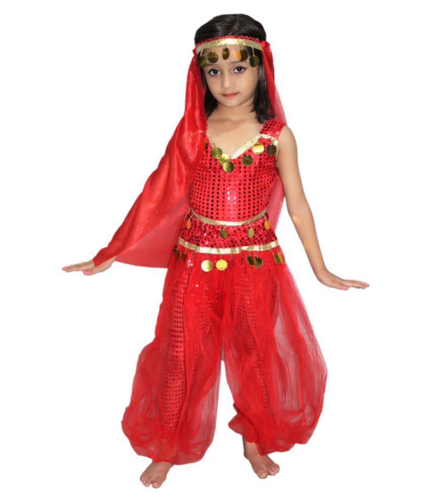     			Kaku Fancy Dresses Arabian Girl Traditional Wear Global Costume For Kids School Annual function/Theme Party/Competition/Stage Shows Dress
