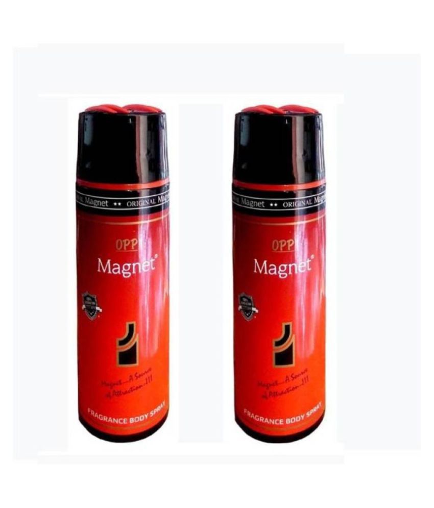     			OPP Magnet Body Spray Deo Body Spray - For Men & Women 200 ml each,pack of 2.