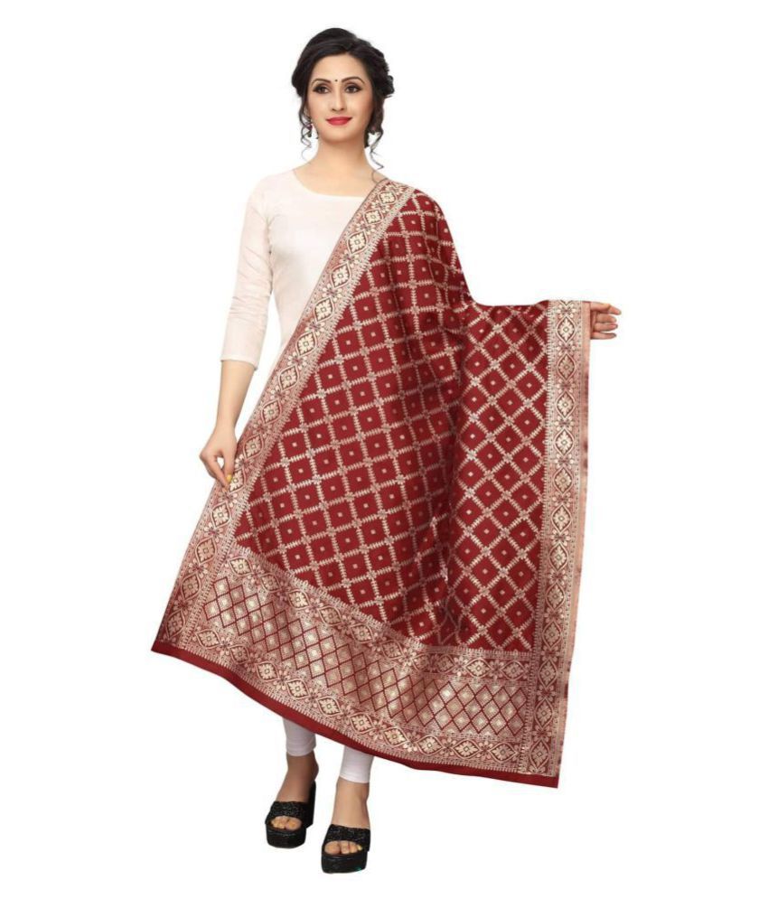 jacquard shirt and dupatta