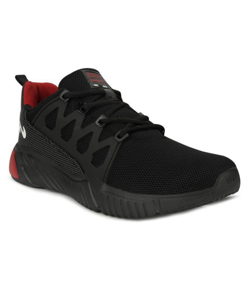     			Campus BARLEY Black  Men's Sports Running Shoes