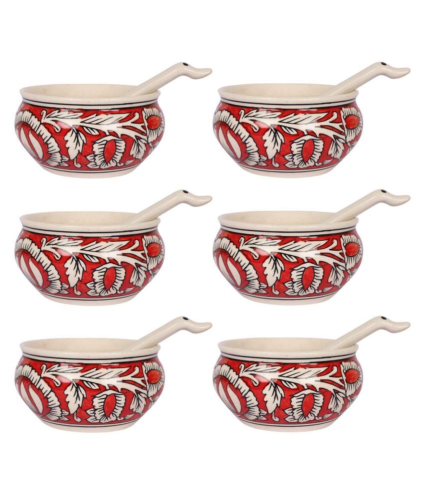 Craftghar 6 Pcs Ceramic Soup Bowl 1800 mL Buy Online at Best Price in