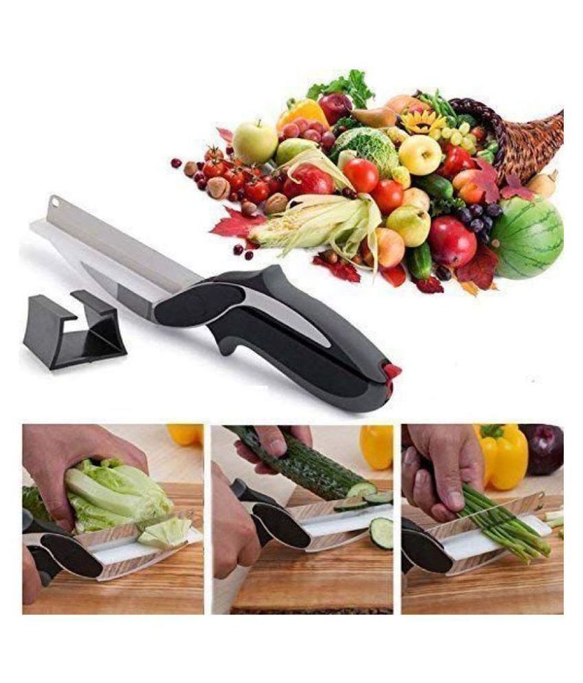 CLEVER CUTTER Stainless Steel Manual Chopper, Vegetable cutter, smart