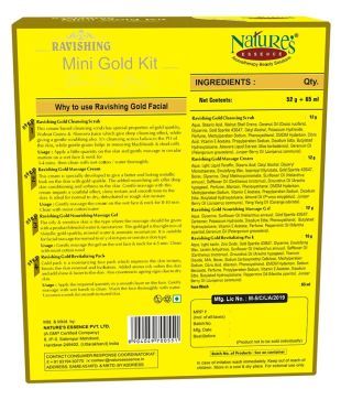 nature gold facial kit