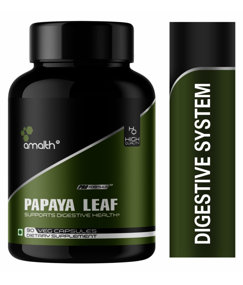 Amalth Papaya Leaf Extract for Perfect Digestion Capsule 1000 mg Buy