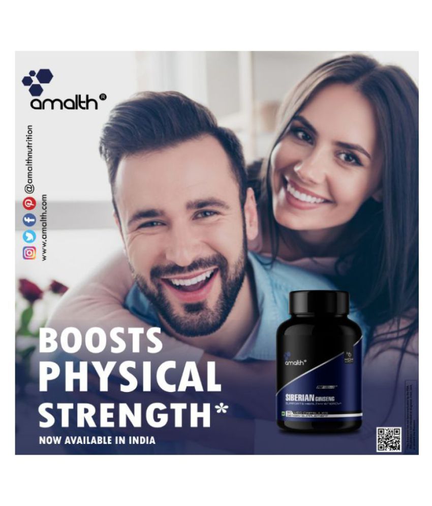 Amalth Siberian Ginseng Extract Testosterone Booster Capsule 250 mg