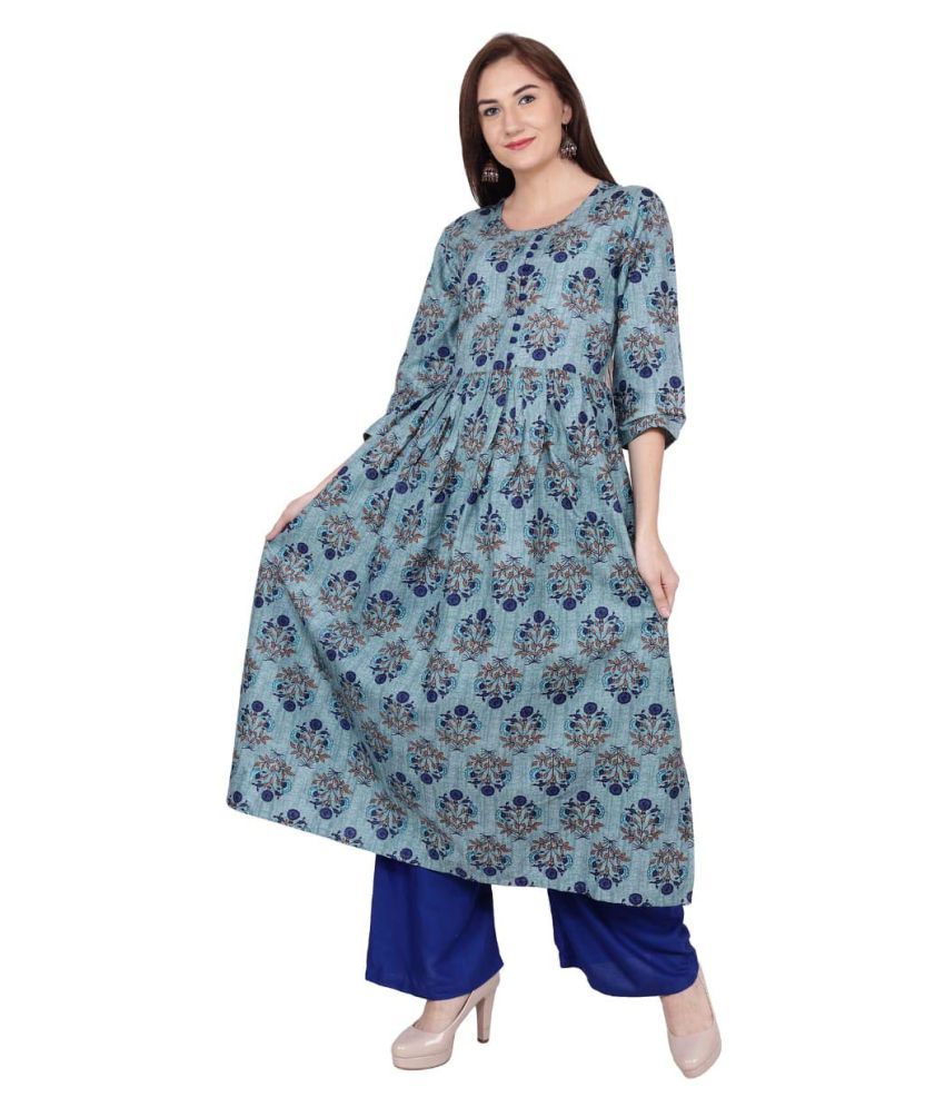 full sleeves cotton frock