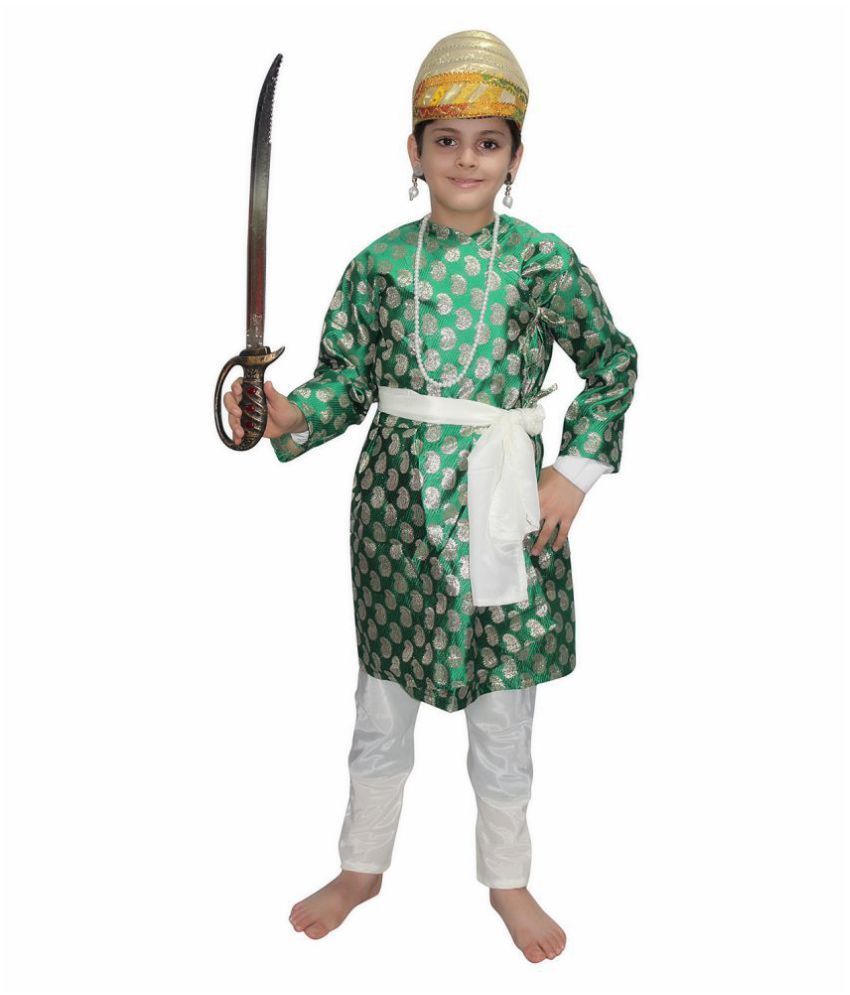 Kaku Fancy Dresses Kids Baji Rao Maratha King Peshwar Costume For Kids ...