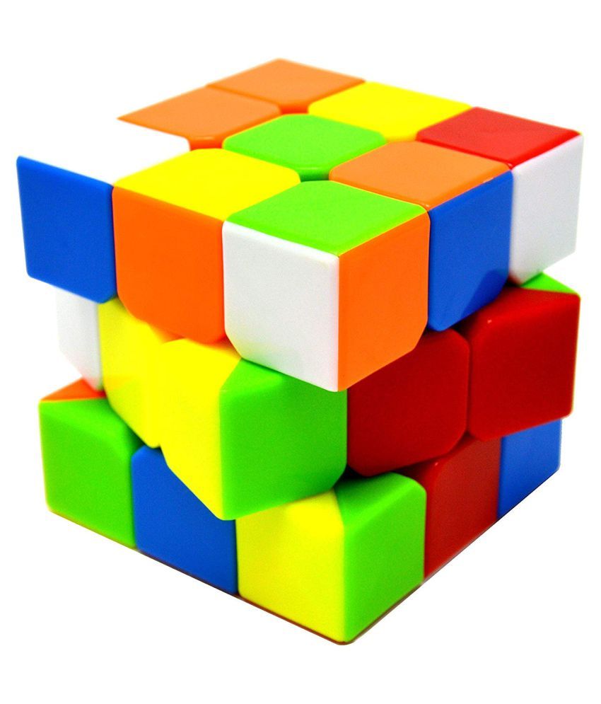 RNY High Speed Magic Stickerless 3x3x3 Cube Puzzle Toy Multicolour - 1 ...