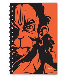 ESCAPER Orange Half Face Hanuman Diary (RULED), Hanuman Diary, Devotional Dairy, God Diary, Designer Diary, Journal, Notebook, Notepad