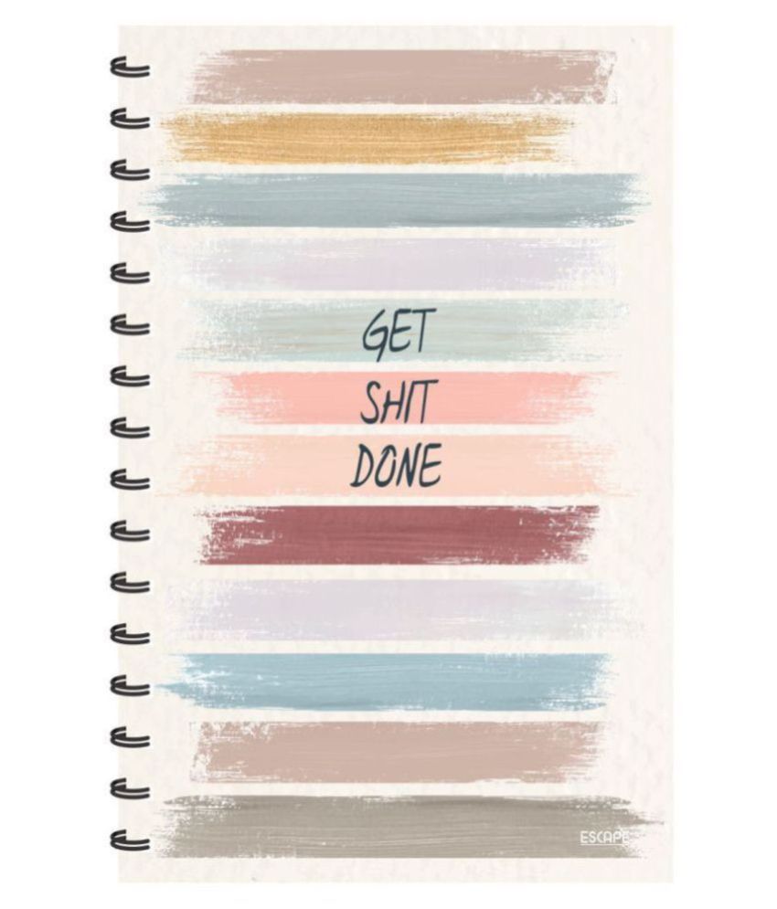     			ESCAPER Get Shit Done (RULED) Designer Diary, Notebook, Notepad