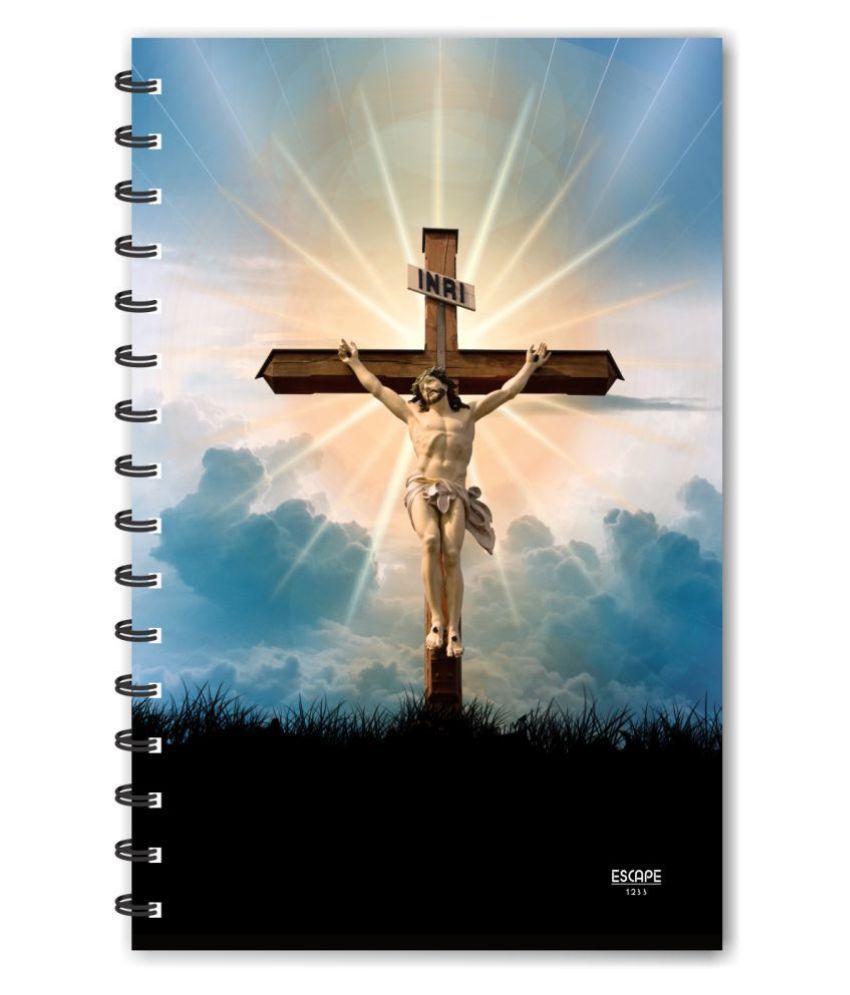     			ESCAPER Jesus Christ on Cross Diary (RULED), Jesus Christ Diary, Cross Diary, Devotional Dairy, God Diary, Designer Diary, Journal, Notebook, Notepad