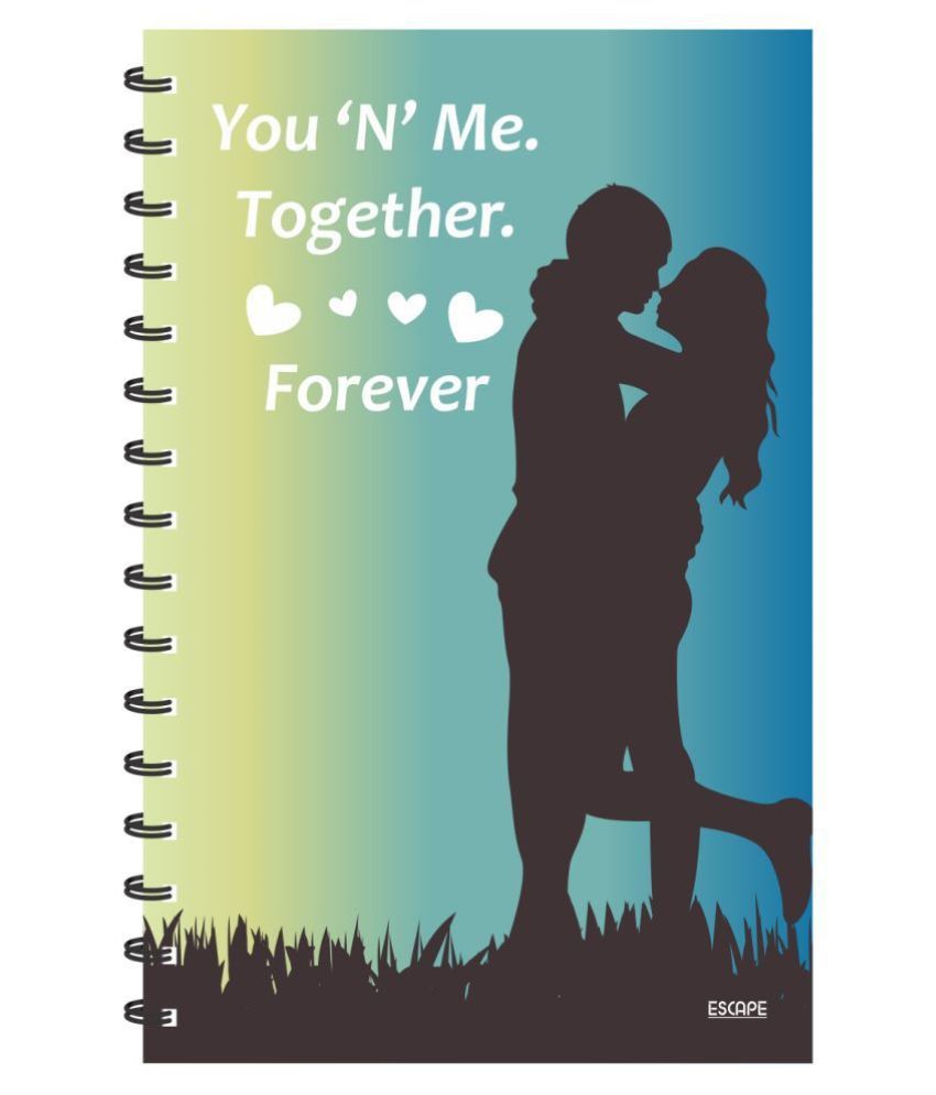     			ESCAPER You & Me Together & Forever Designer Diary, Notebook, Notepad