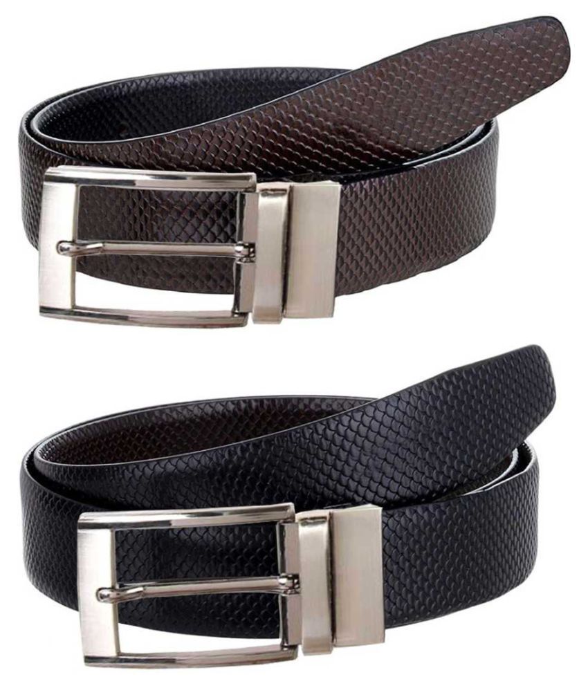 black formal belt