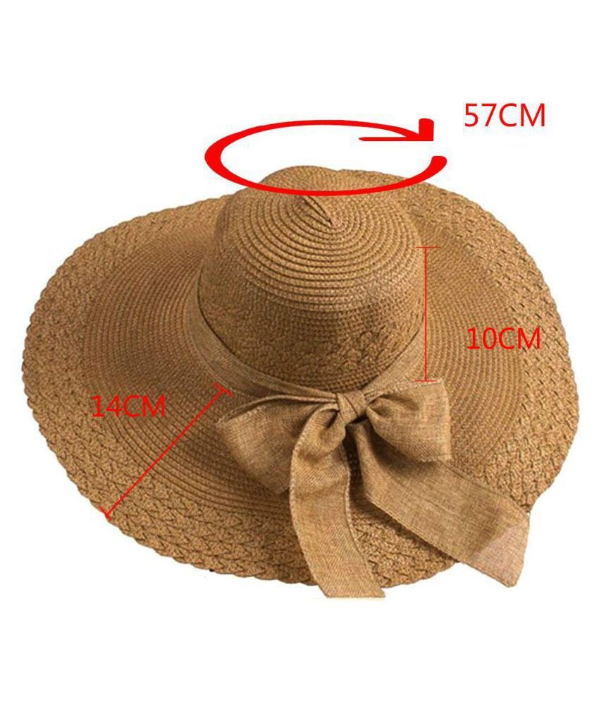 Straw Sun Hat Wide Large Brim Beach Floppy Oversize Fold Cap Hat Buy