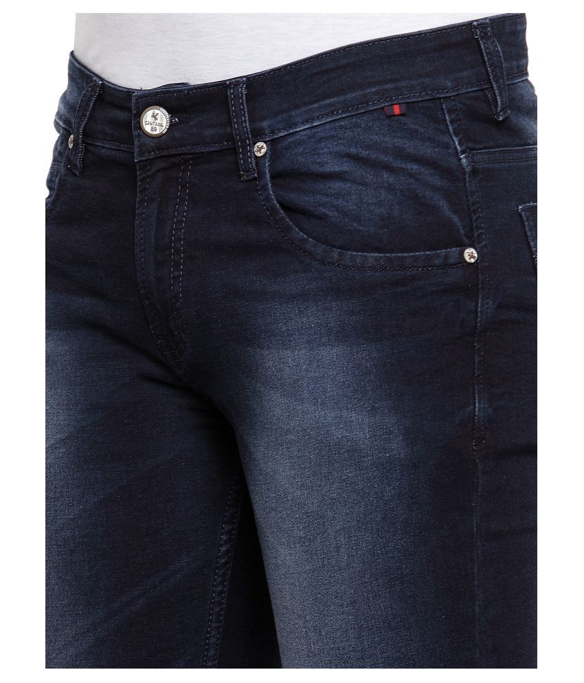 Cantabil Blue Slim Jeans - Buy Cantabil Blue Slim Jeans Online at Best ...