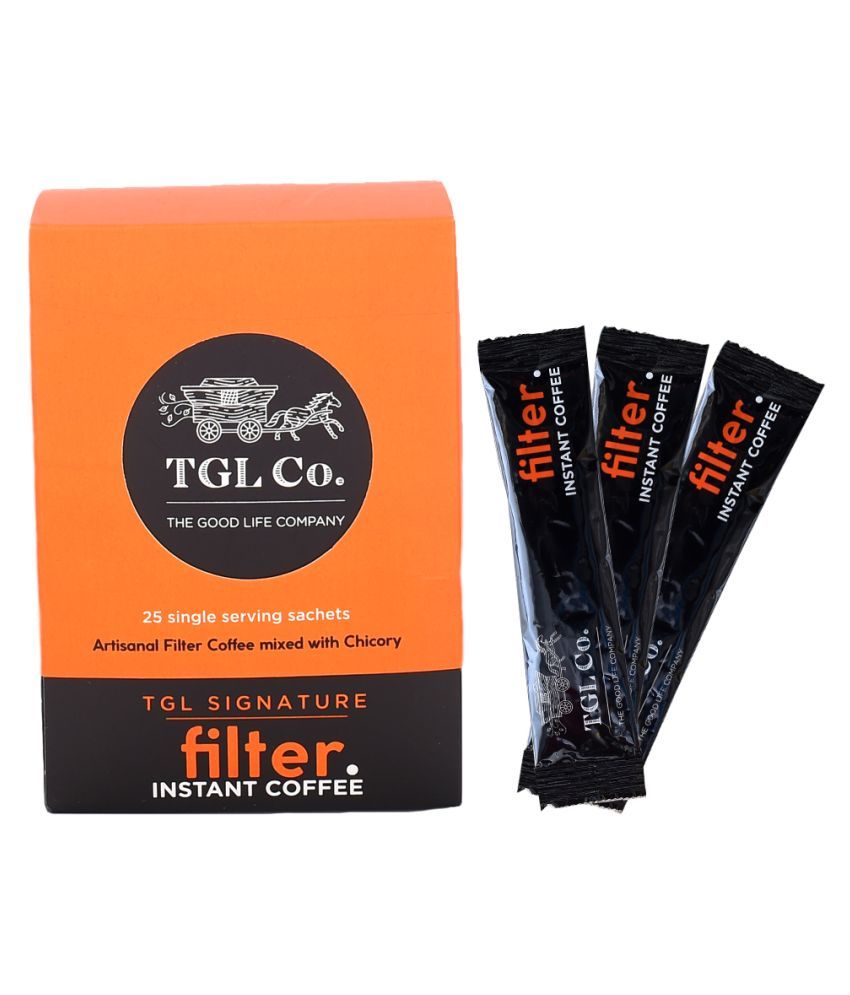 TGL Signature Filter Instant Coffee Powder 50 Stick ...