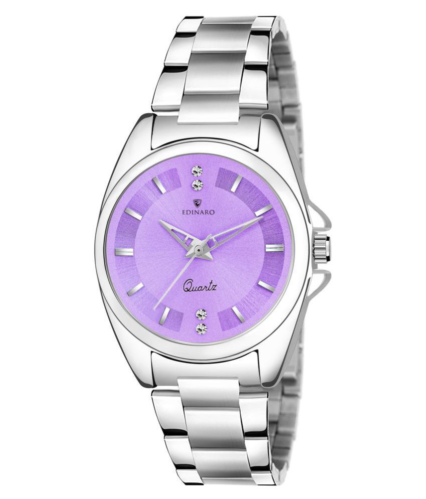     			EDINARO Stainless Steel Round Womens Watch